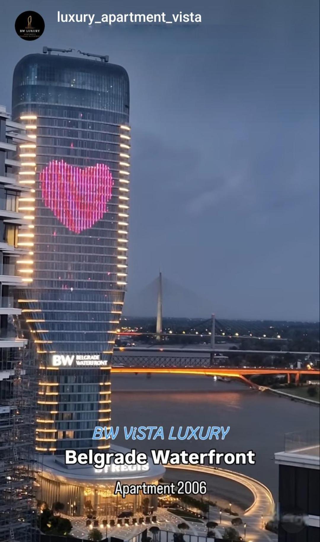 Ferienwohnung Beograd Na Vodi - BW Vista Luxury Exterior foto
